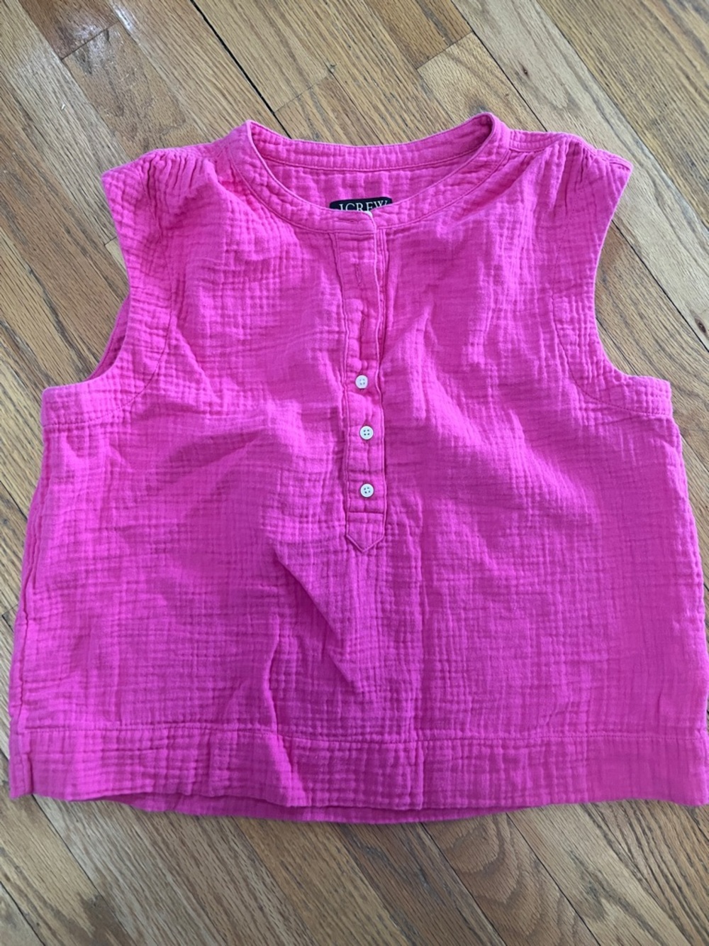 J. Crew Sleeveless gauze tank small